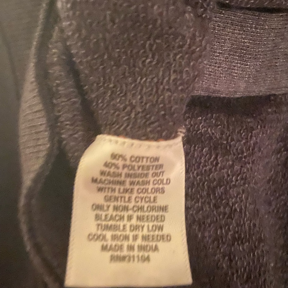 Kick Off Shop Women's Dark Gray Cotton Blend Sweatshirts Size Small - Picture 5 of 7
